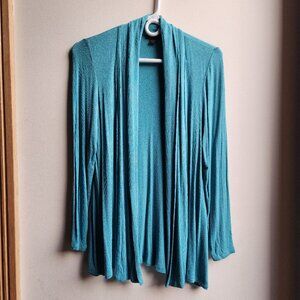 J.Jill Wearever Collection Blue Open Cardigan Size Petite XS
